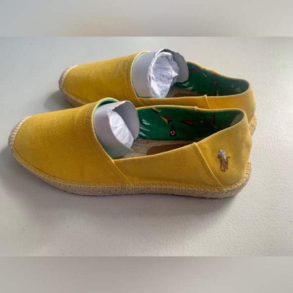 Brand new POLO RALPH LAUREN Men's  Madras Espadrilles - Picture 1 of 7